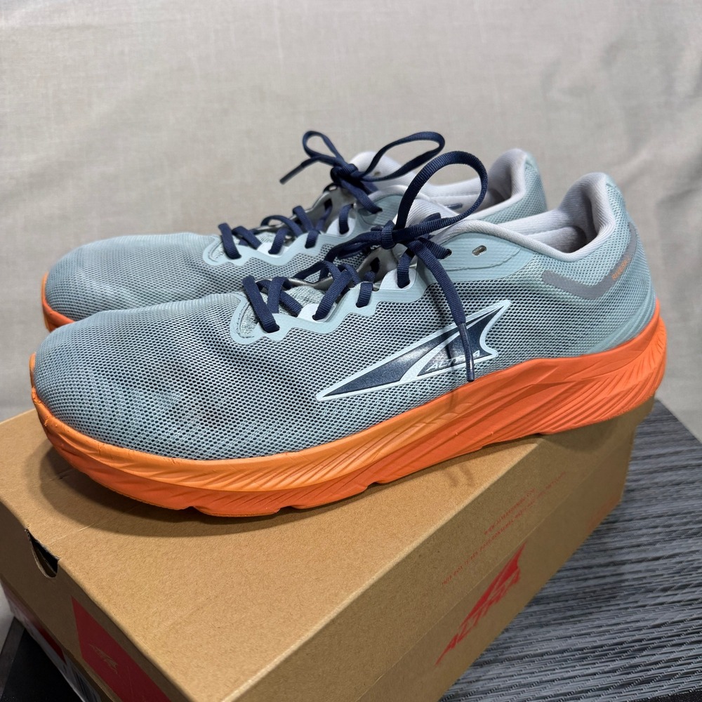 Altra Rivera 3 Shoes - Mens 11.5 - Blue Orange AL0A7R6Y480 Running Fitness